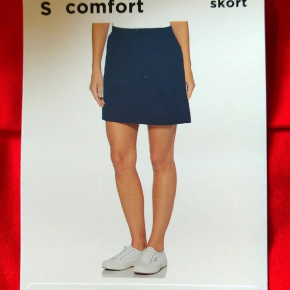 Red Rafaella Comfort Skort - Picture 2 of 4